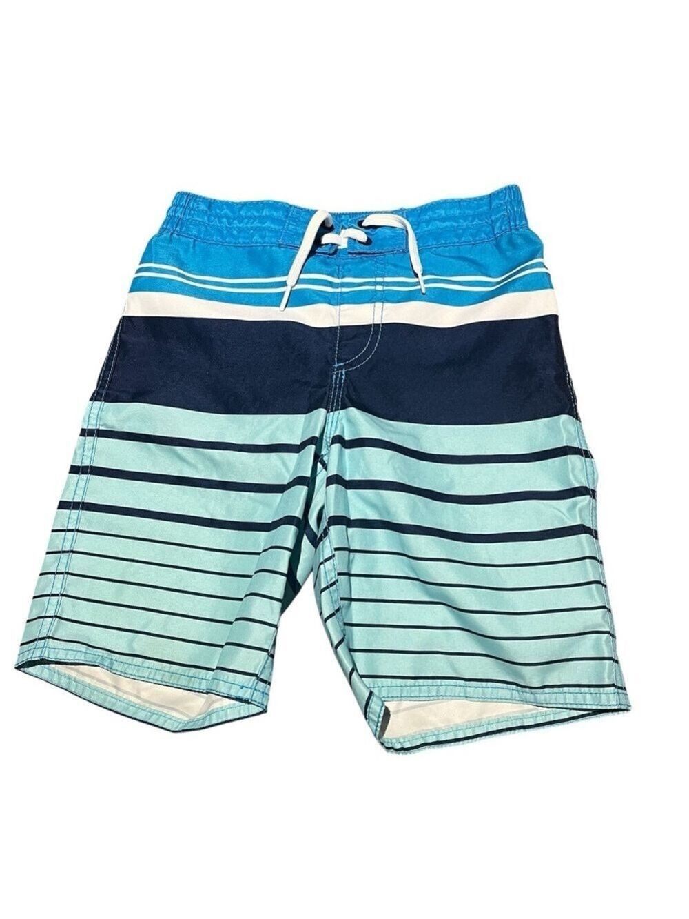 Kids Old Navy Swim Short Blue Stripes